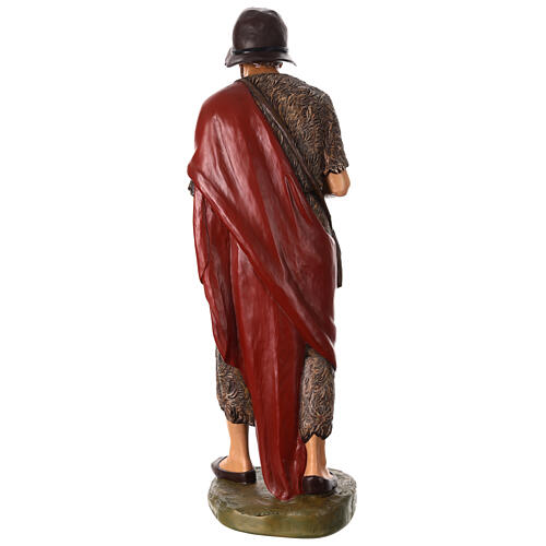 Bom Pastor olhos cristal fibra de vidro para presépio de 100 cm Lando Landi EXTERIOR