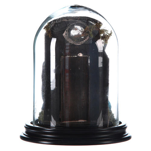 Cena com sino de vidro natividade estilo árabe presépio napolitano