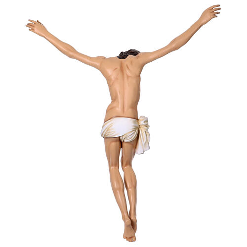Corpo de Cristo 120 cm em fibra de vidro pintada