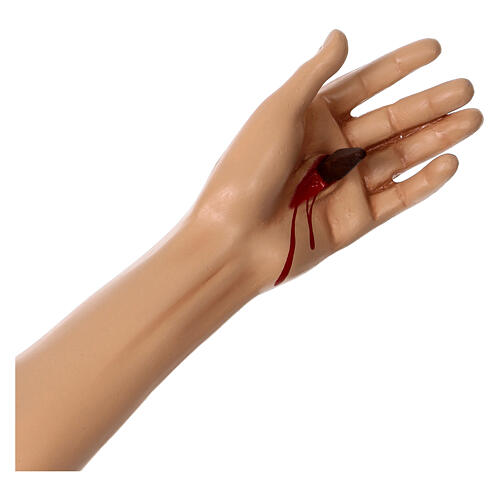 Corpo de Cristo 120 cm em fibra de vidro pintada