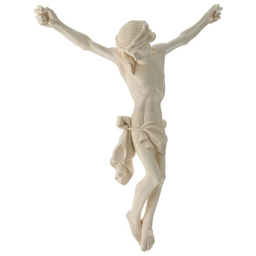 Corpo de Cristo para exterior Val Gardena fibra de vidro branca 60 cm