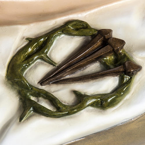 Cristo Morto 140 cm fibra vidro corada