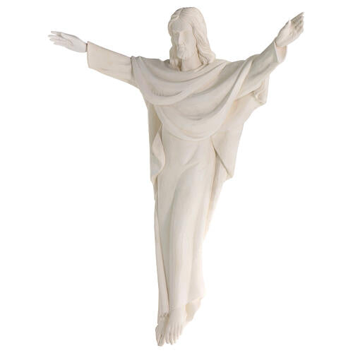 Cristo Rei de parede 90x65x25 cm fibra de vidro