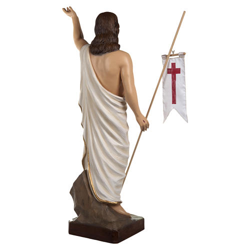 Cristo Ressuscitado fibra de vidro 85 cm PARA EXTERIOR