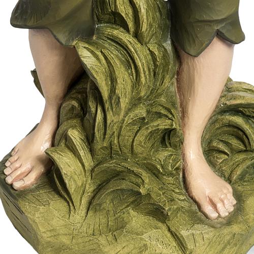 Flautista presépio 60 cm fibra de vidro