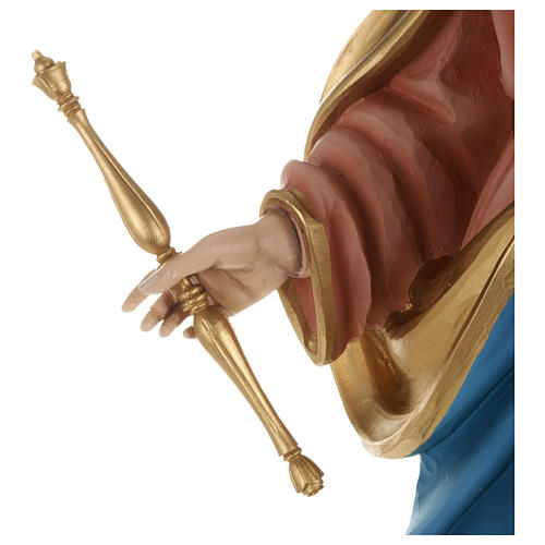 Imagem Maria Reina com Menino 80 cm fibra de vidro PARA EXTERIOR