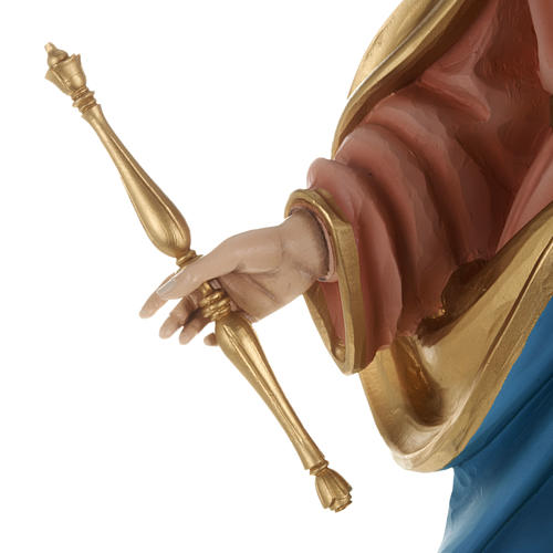 Imagem Maria Reina com Menino 80 cm fibra de vidro