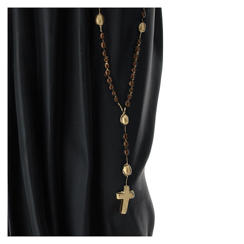 Imagem Santa Rita Fibra de Vidro Pintada 130 cm