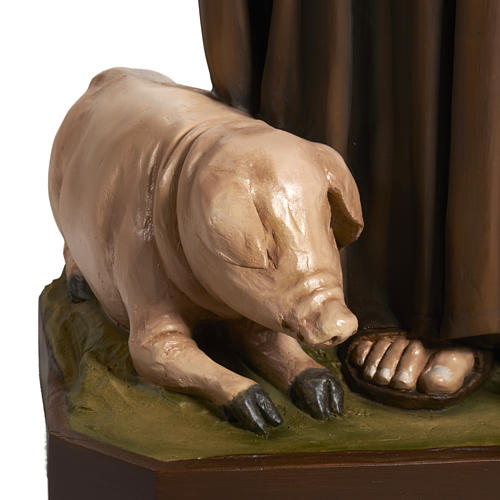 Imagem Santo Antão do Deserto fibra de vidro 160 cm