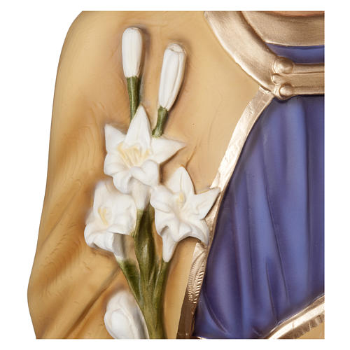 Imagem São José com o Menino Jesus 160 cm fibra de vidro PARA EXTERIOR