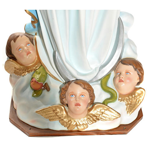 Nossa Senhora da Assunção 180 cm fibra de vidro PARA EXTERIOR