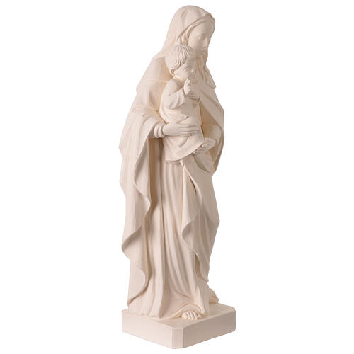 Nossa Senhora da Esperança branca Val Gardena fibra de vidro 60 cm