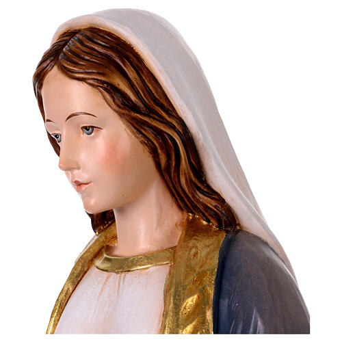 Nossa Senhora da Imaculada Conceição fibra de vidro colorida 90x30x20 cm