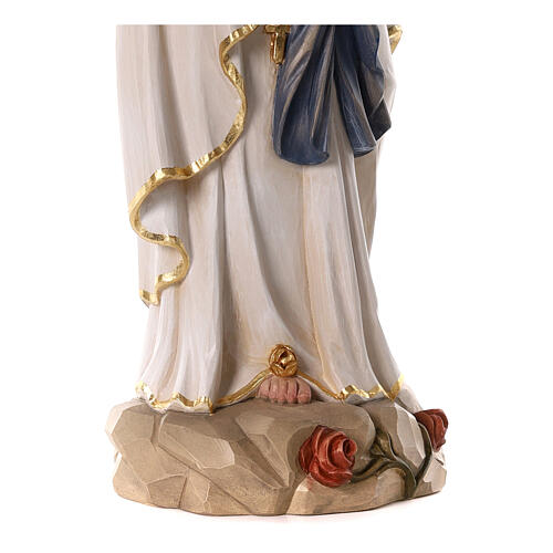 Nossa Senhora de Lourdes 80x25x25 cm fibra de vidro