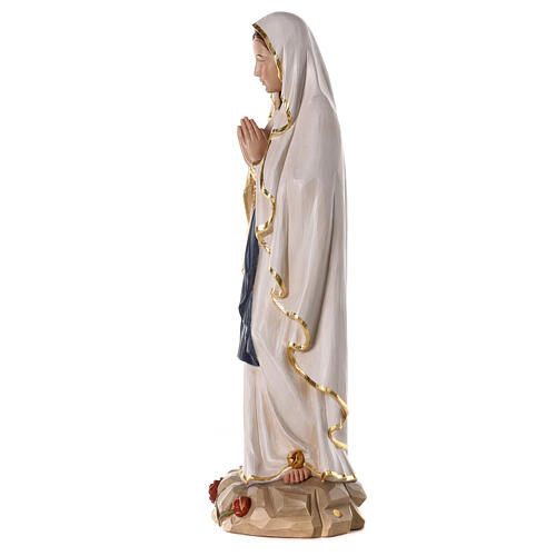 Nossa Senhora de Lourdes 80x25x25 cm fibra de vidro
