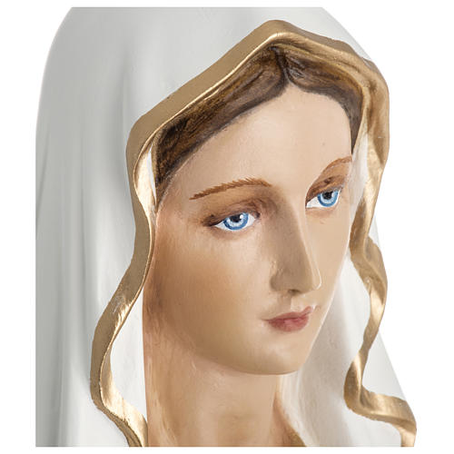 Nossa Senhora de Lourdes fibra vidro 60 cm PARA EXTERIOR