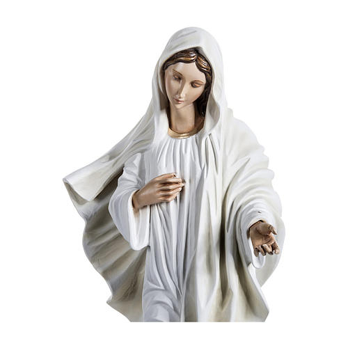 Nossa Senhora de Medjugorje 170 cm fibra de vidro PARA EXTERIOR