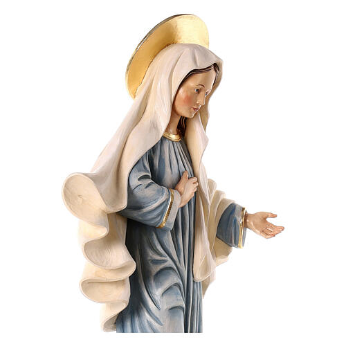 Nossa Senhora de Medjugorje 85x40x20 cm fibra de vidro