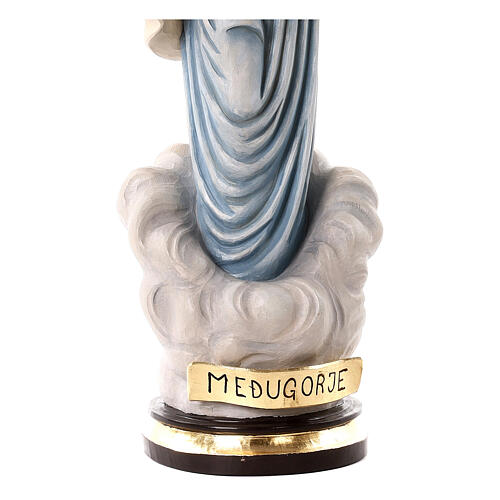 Nossa Senhora de Medjugorje 85x40x20 cm fibra de vidro