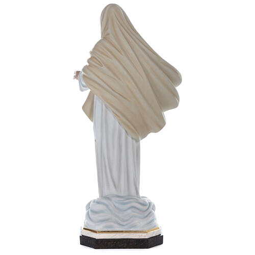 Nossa Senhora de Medjugorje fibra de vidro 130 cm olhos de vidro