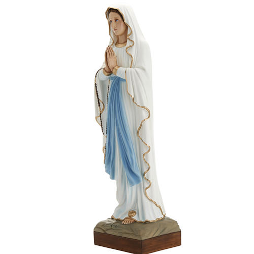 Nossa Senhora Lourdes 85 cm fibra de vidro