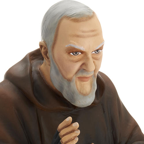 Padre Pio fibra de vidro 60 cm
