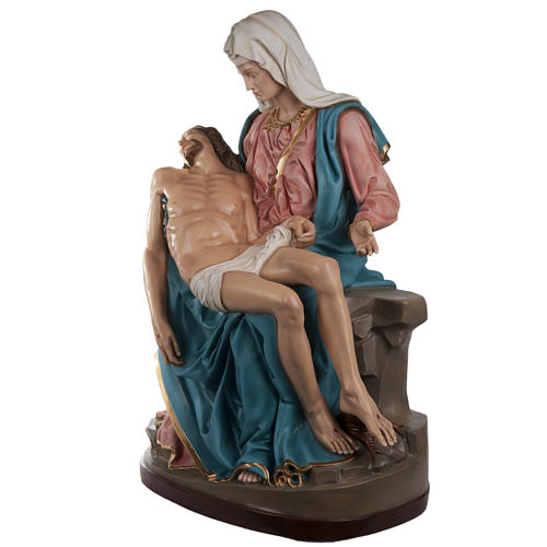 Pietà de Michelangelo fibra de vidro 100 cm