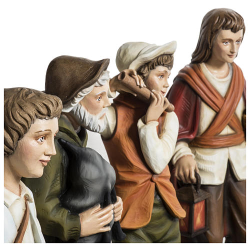 Presépio Completo Fibra de Vidro 60 cm, 15 figuras para EXTERIOR