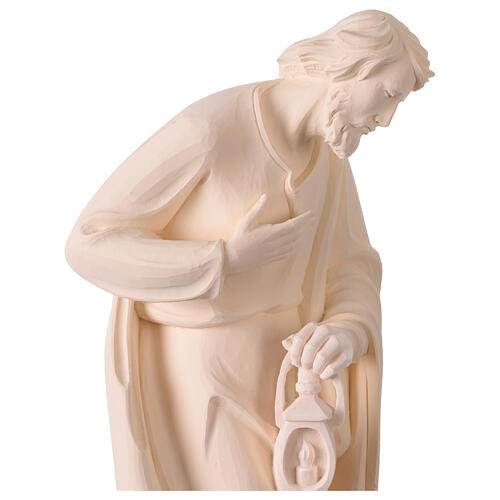 Sagrada Família Val Gardena fibra de vidro branca 60 cm