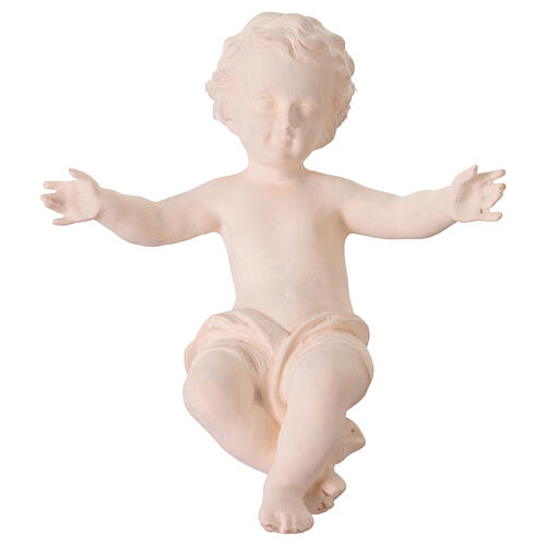 Sagrada Família Val Gardena fibra de vidro branca 60 cm