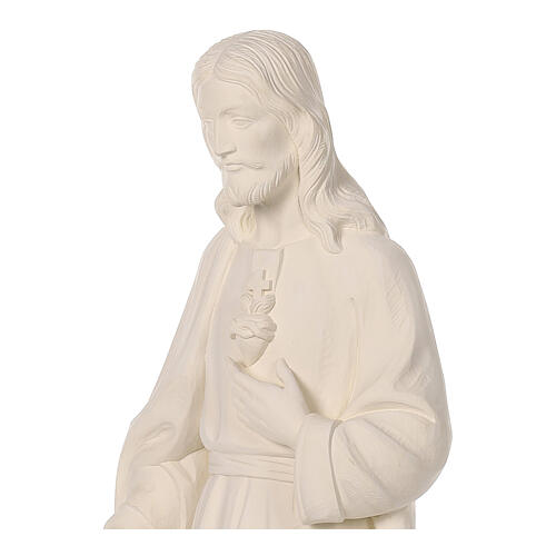 Sagrado Coração de Jesus 80x25x20 cm fibra de vidro