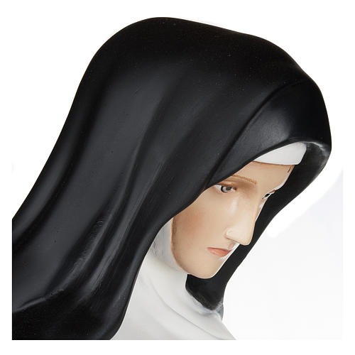 Santa Rita de Cascia 100 cm fibra de vidro PARA EXTERIOR