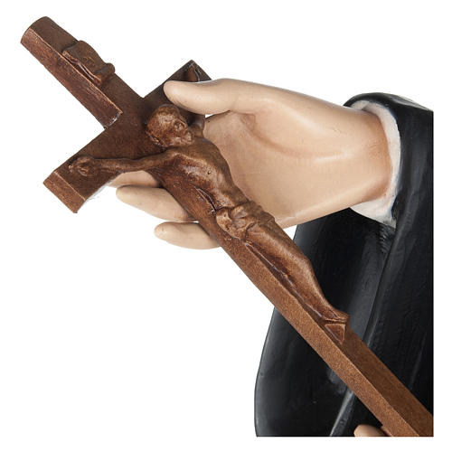 Santa Rita de Cascia 100 cm fibra de vidro PARA EXTERIOR