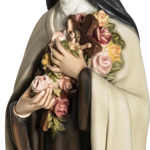 Santa Teresa de Lisieux 80 cm fibra de vidro