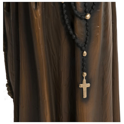 Santo António de Lisboa 100 cm fibra vidro corada PARA EXTERIOR