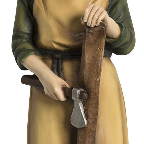 São José carpinteiro de parede 60 cm fibra vidro