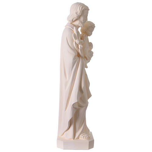 São José para exterior Val Gardena fibra de vidro branca 60 cm