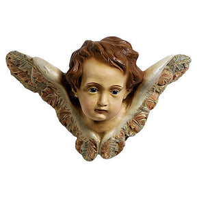 Anjos com fita Gloria para presépio de 160 cm Lando Landi fibra de vidro olhos cristal EXTERIOR