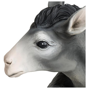 Boi e burrinho 37-30 cm fibra de vidro para Presépio com figuras de altura média 60 cm PARA EXTERIOR