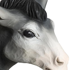 Boi e burrinho fibra de vidro para Presépio com figuras de altura média 60 cm