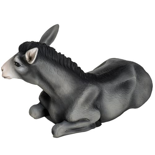 Boi e burrinho fibra de vidro para Presépio com figuras de altura média 60 cm