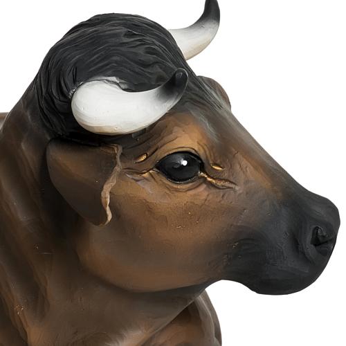 Boi e burrinho fibra de vidro para Presépio com figuras de altura média 60 cm