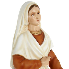 Imagem Santa Bernadette fibra de vidro 63 cm