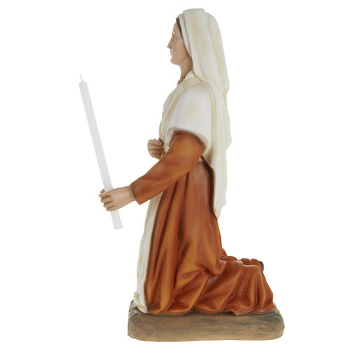 Imagem Santa Bernadette fibra de vidro 63 cm