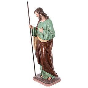 Conjunto presépio Natividade de exterior fibra de vidro olhos de vidro 3 peças h 165 cm