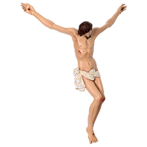 Corpo de Cristo 120 cm em fibra de vidro pintada