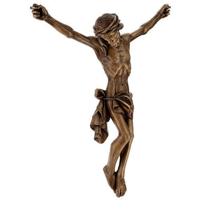 Corpo de Cristo acab. bronze para exterior Val Gardena em fibra de vidro