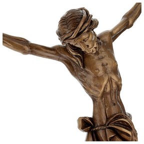 Corpo de Cristo acab. bronze para exterior Val Gardena em fibra de vidro