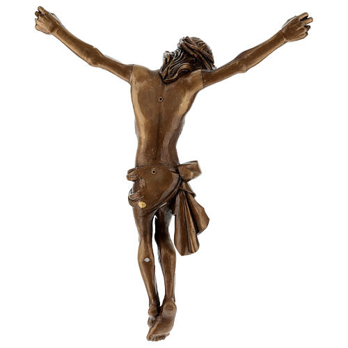 Corpo de Cristo acab. bronze para exterior Val Gardena em fibra de vidro