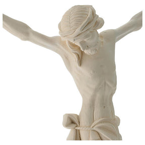 Corpo de Cristo para exterior Val Gardena fibra de vidro branca 60 cm